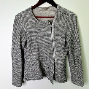 Loft Tweed Peplum Jacket Size XS